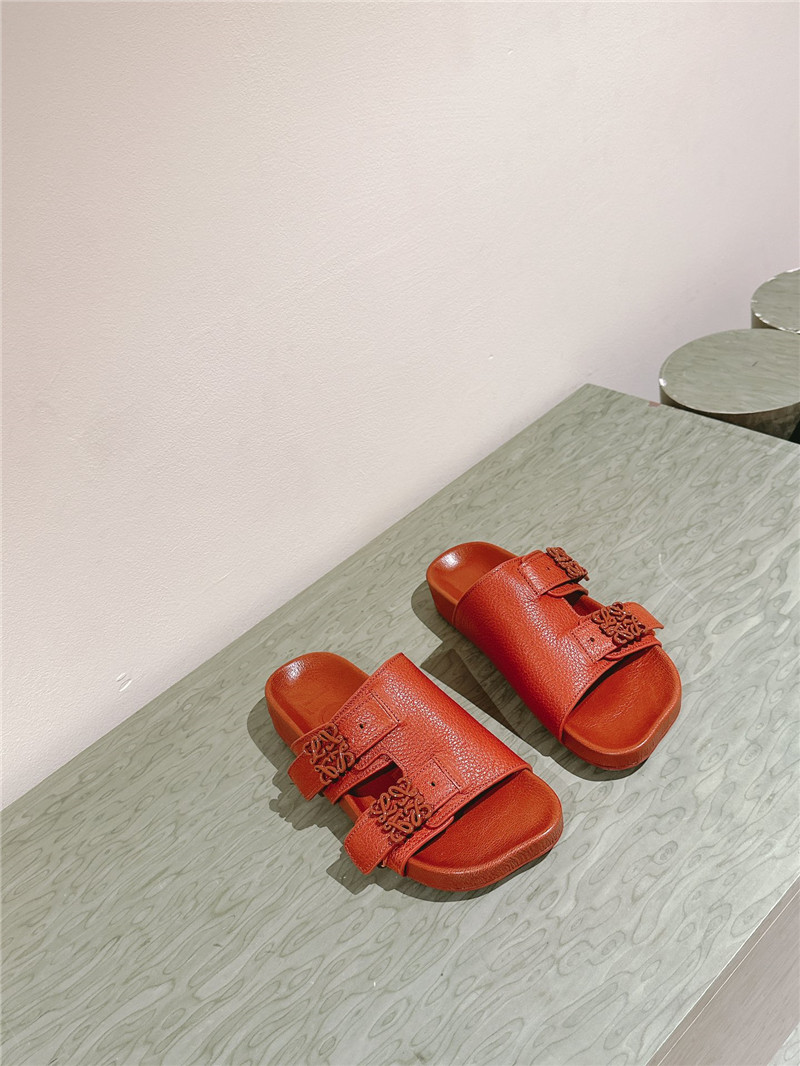L0ew* new color matching slippers for couples replica shoes