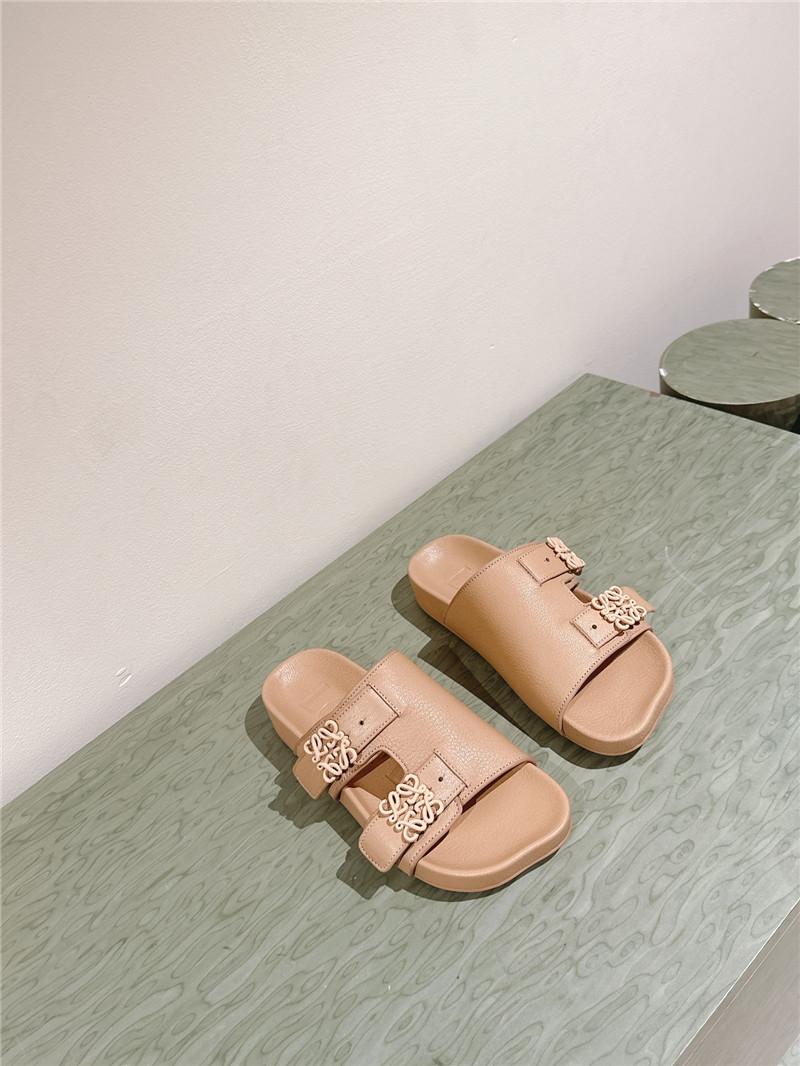 L0ew* new color matching slippers for couples replica shoes