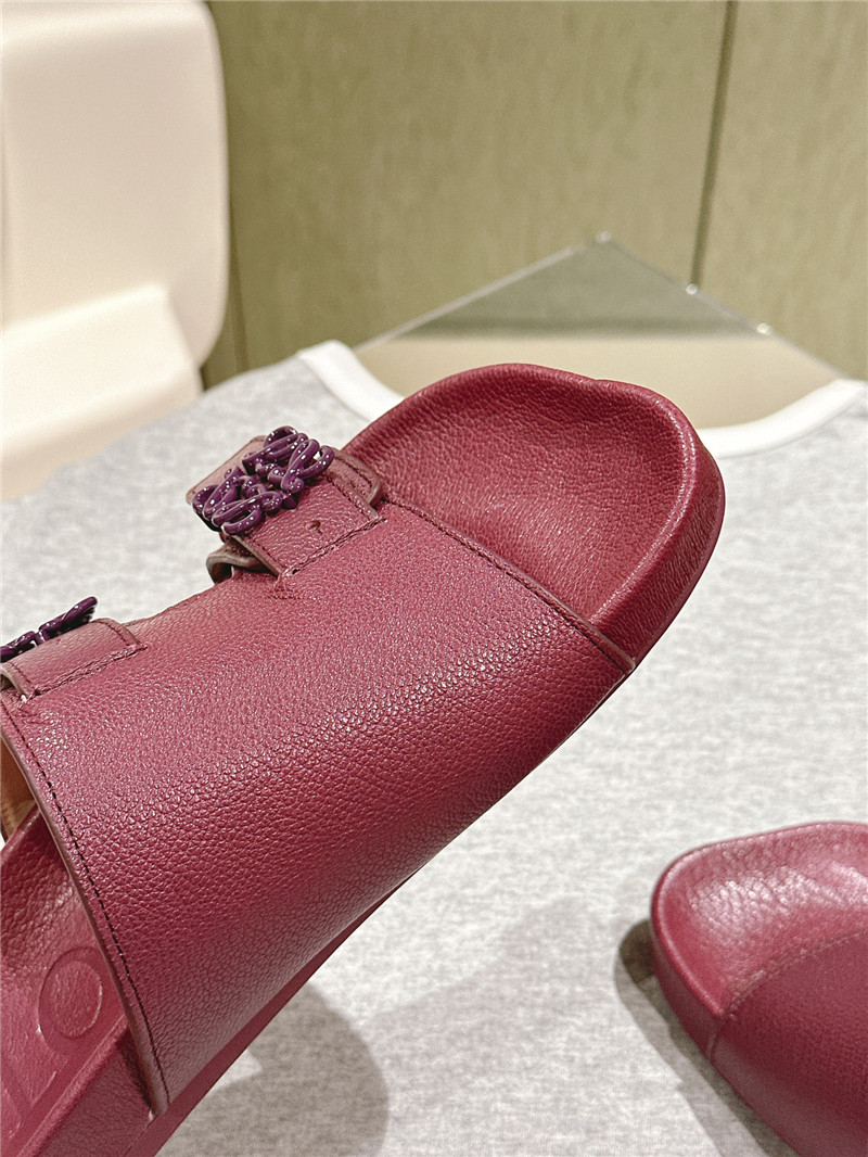 L0ew* new color matching slippers for couples replica shoes