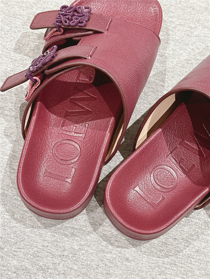 L0ew* new color matching slippers for couples replica shoes