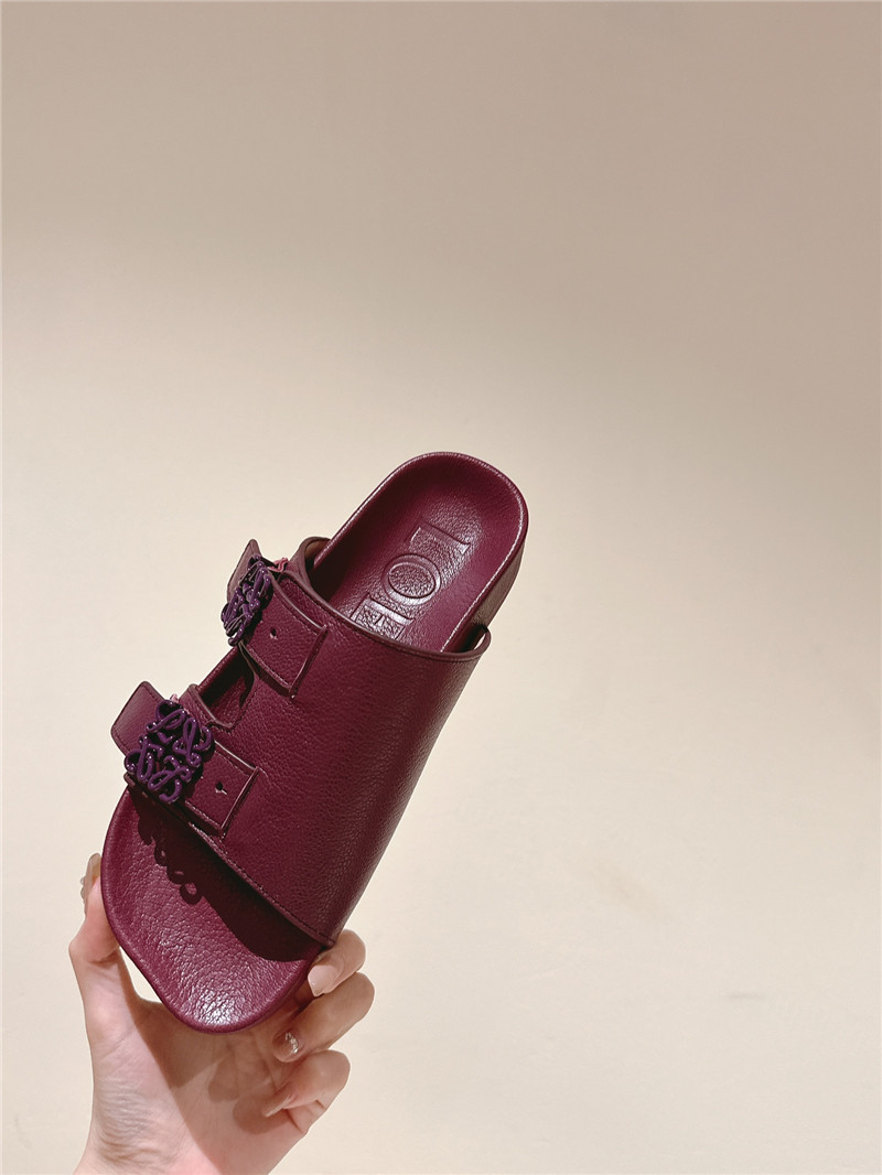 L0ew* new color matching slippers for couples replica shoes