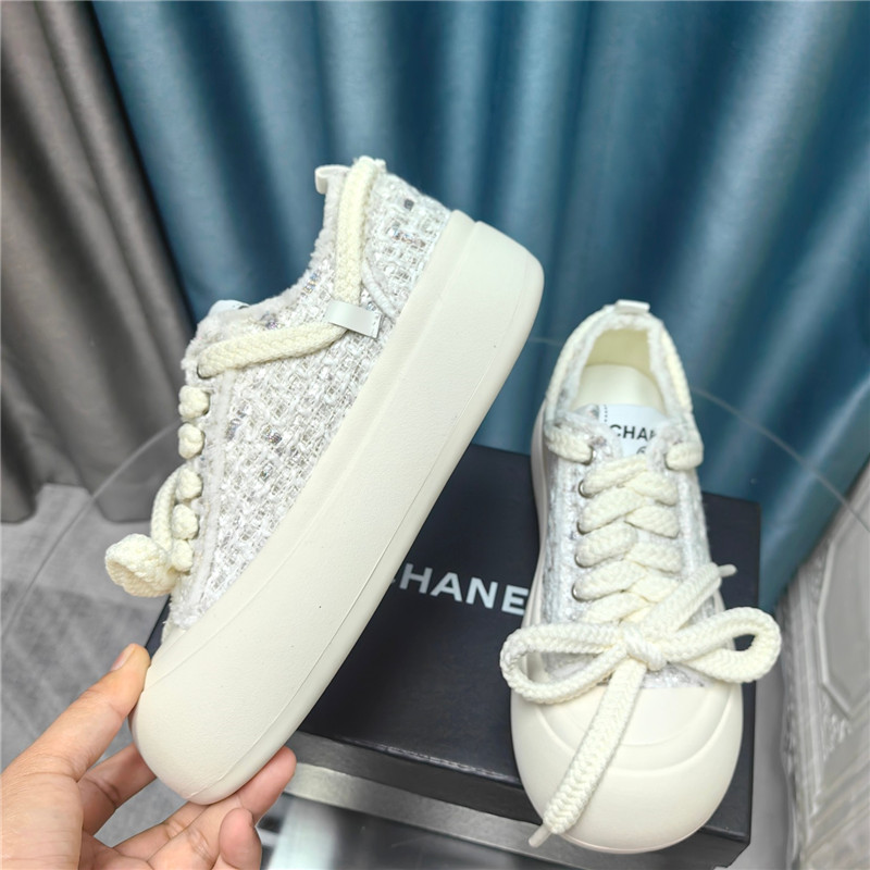 Ch**el platform canvas sneakers sale