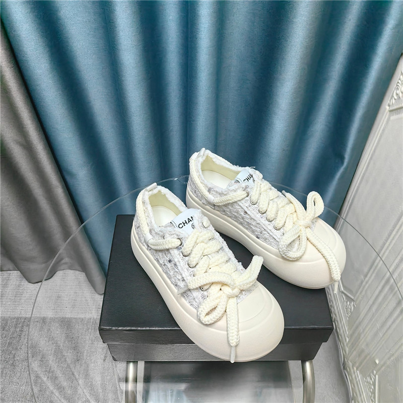 Ch**el platform canvas sneakers sale