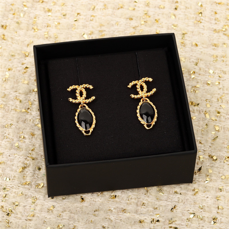 ch**el twisted double c D1am0nd earrings