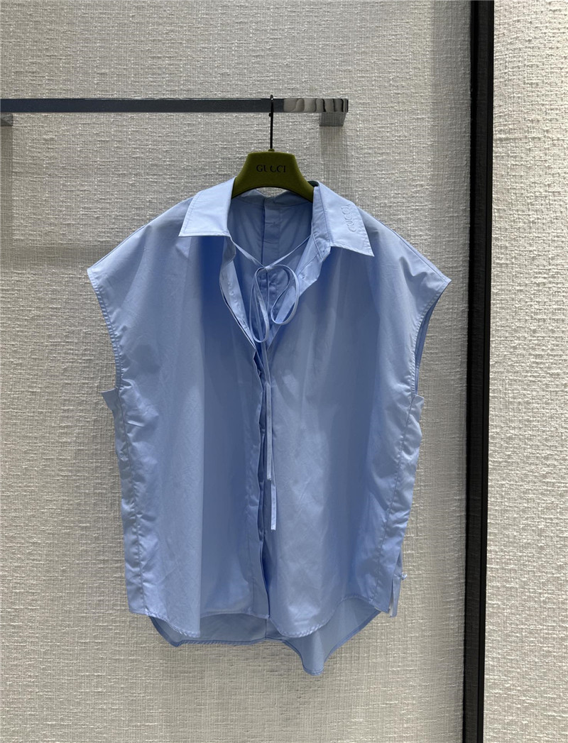 Gvc*1 sleeveless silhouette shirt replica designer clothes