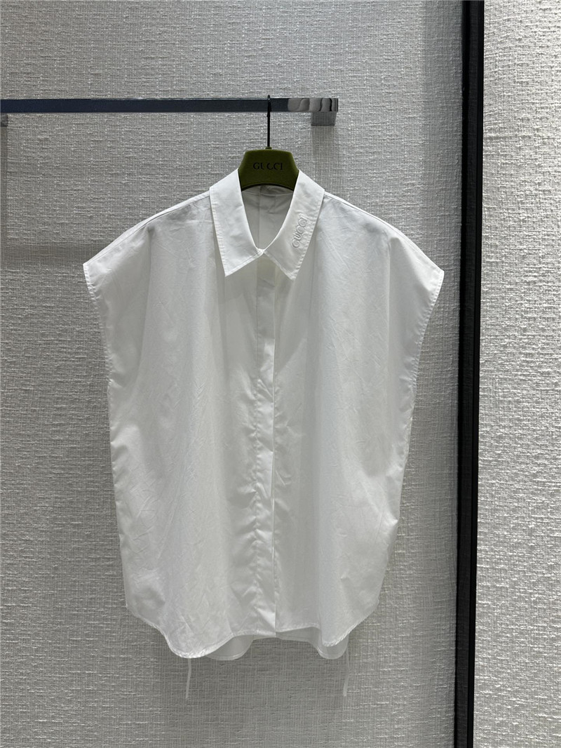 Gvc*1 sleeveless silhouette shirt replica designer clothes