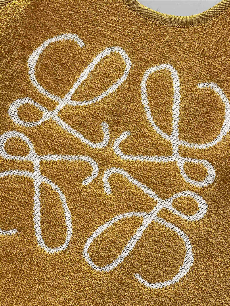 L0ew* logo jacquard halterneck tank top