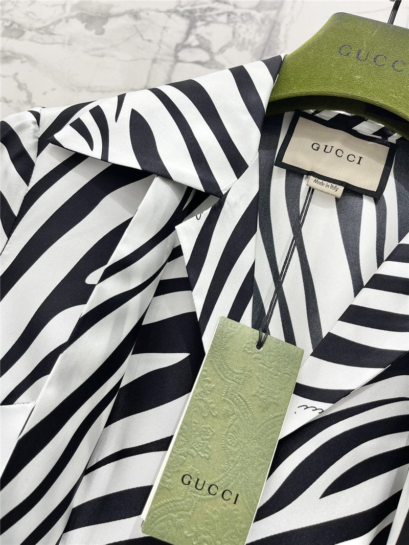 Gvc*1 zebra print silk shirt replica clothing sites