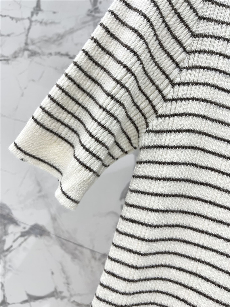 M1um1u knitted short-sleeved dress replicas clothes