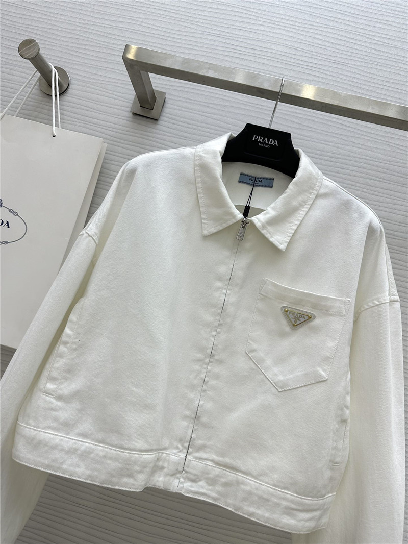 Pra*a denim blouson jacket