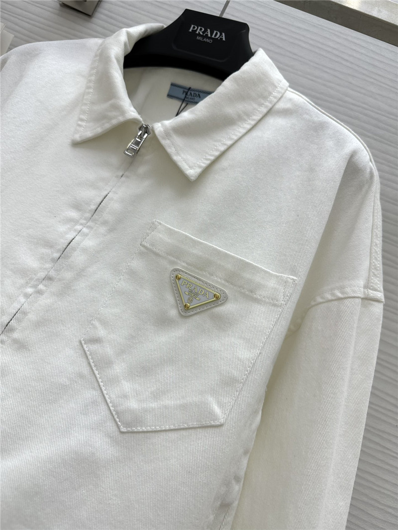 Pra*a denim blouson jacket