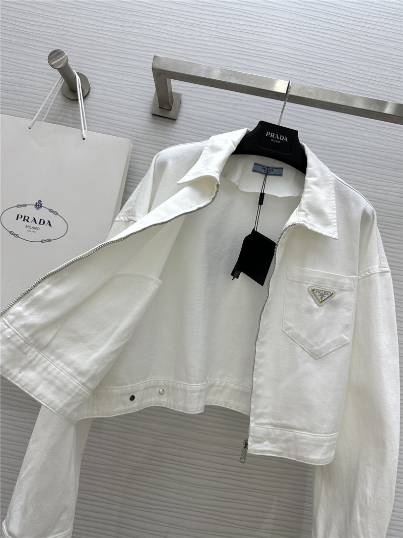 Pra*a denim blouson jacket