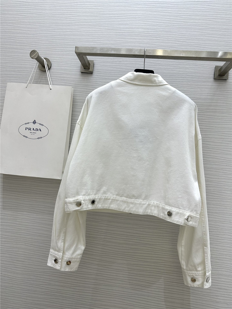 Pra*a denim blouson jacket