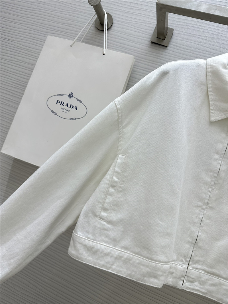Pra*a denim blouson jacket