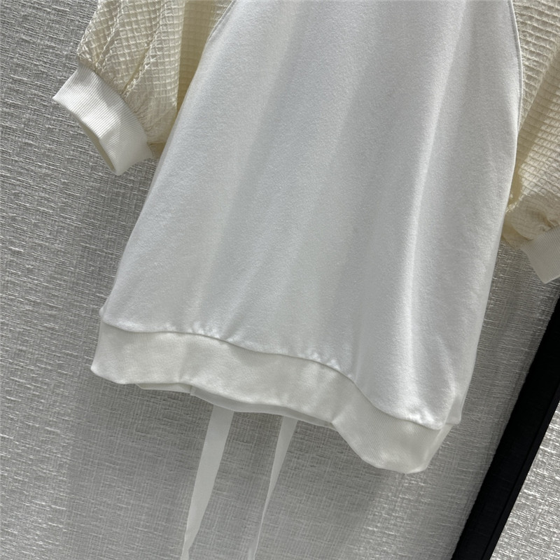 Moncler puff sleeve patchwork short sleeve T-shirt replicas clothes