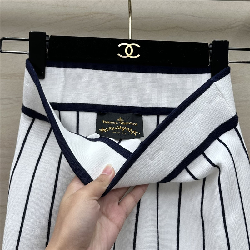 u1u1enne westwood high-waisted knitted mini skirt replica clothes