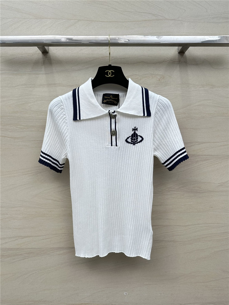 u1u1enne westwood polo collar top replicas clothes