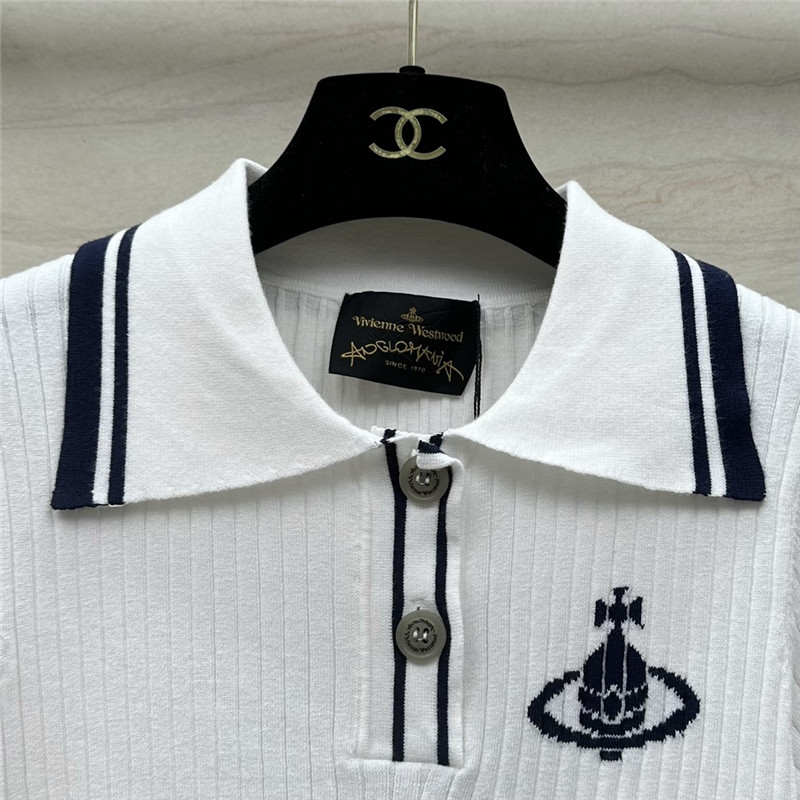 u1u1enne westwood polo collar top replicas clothes