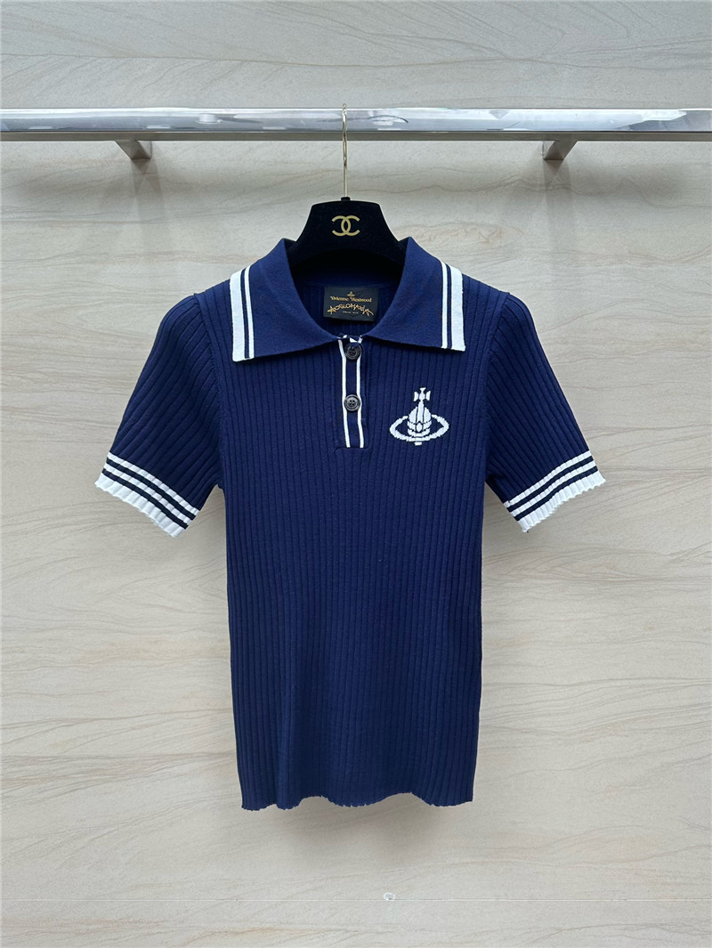 u1u1enne westwood polo collar top replicas clothes
