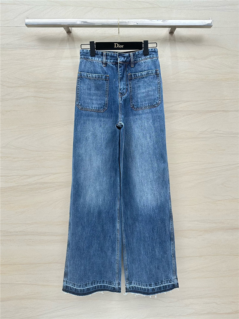 D10r double pocket straight jeans replica clothes