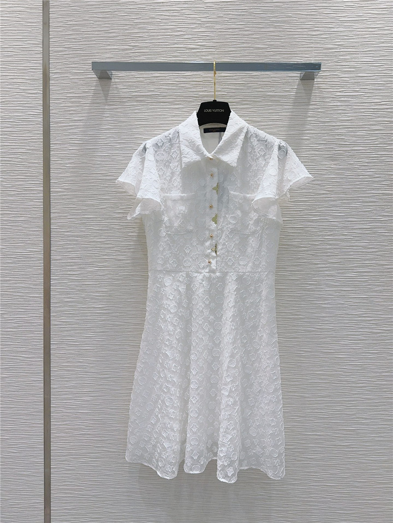 l0vis Vvtt0n lv small flying sleeve dress replica d&g clothing