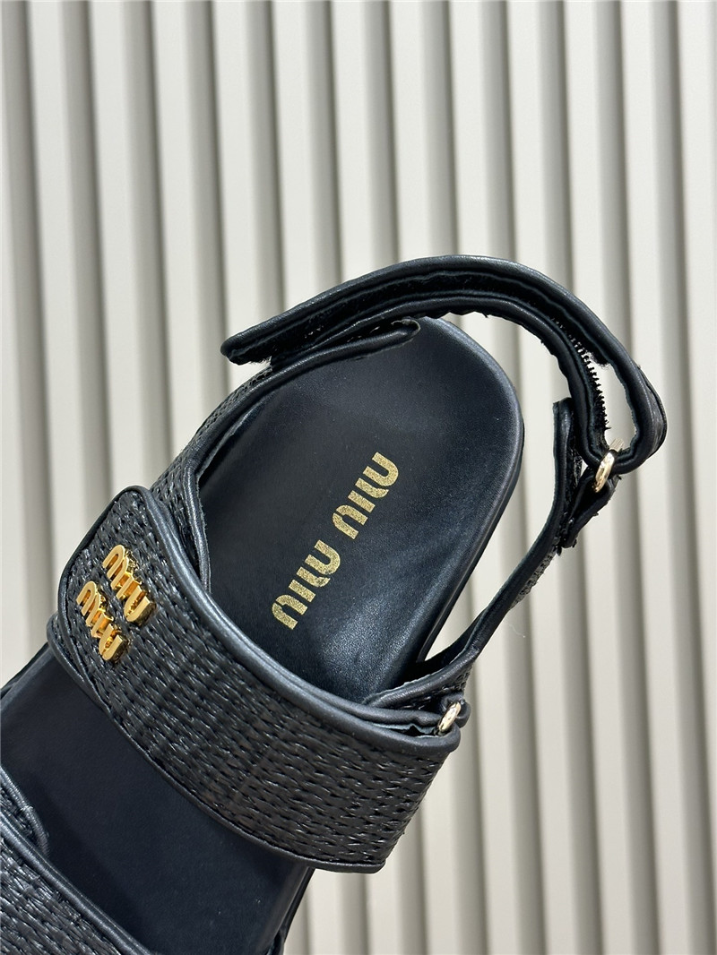 M1um1u woven sandals best replica shoes website
