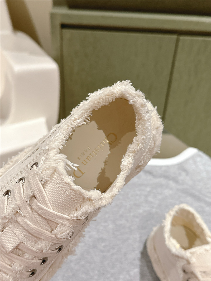 D10r ff lace-up canvas sneakers