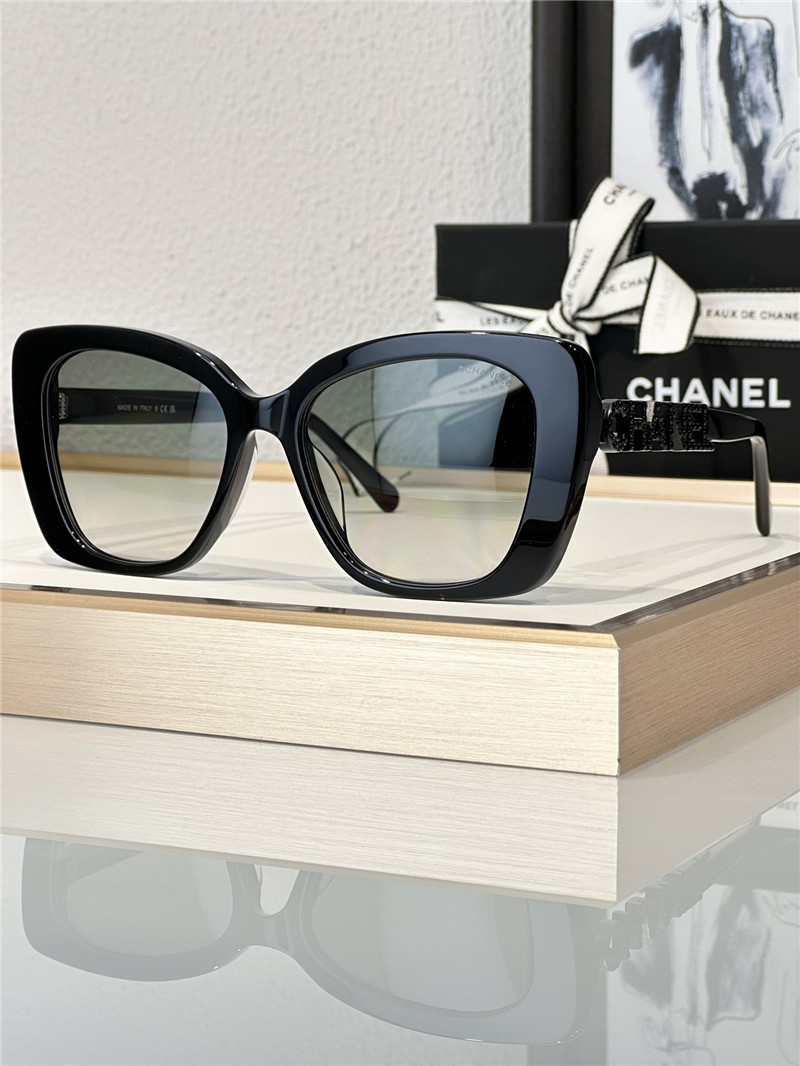 Ch**el classic square frame butterfly sunglasses