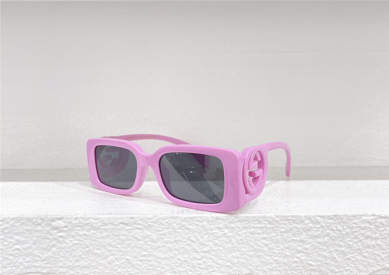 Gvc*1 luxury rectangular sunglasses