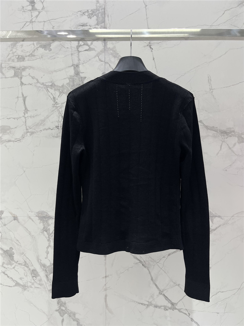 Balmain metal buckle V-neck long-sleeved replicas clothes
