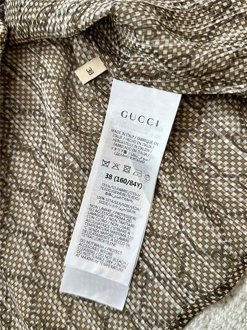 Gvc*1 silk jacquard shirt replicas clothes