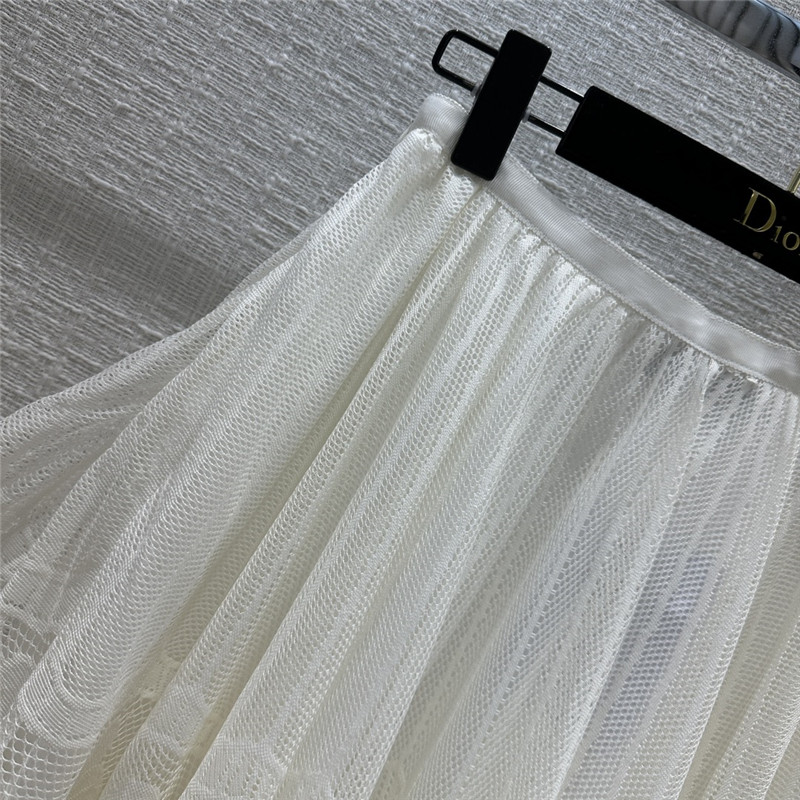 D10r hollow embroidered lace long skirt replica clothing sites