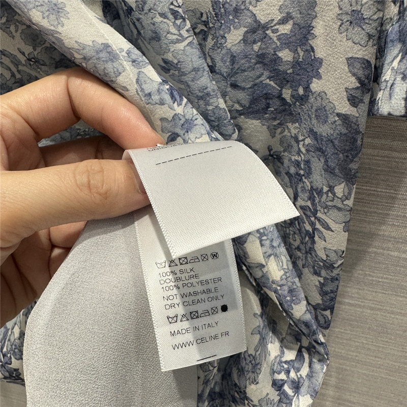 Ce1i*e retro french elegant silk shirt replicas clothes
