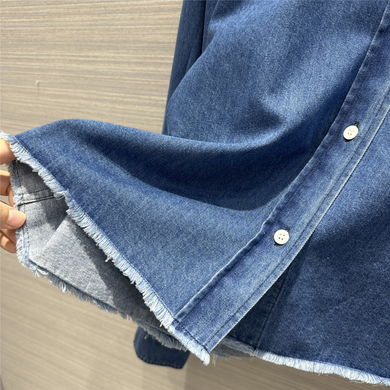 M1um1u denim short shirt replica designer clothes