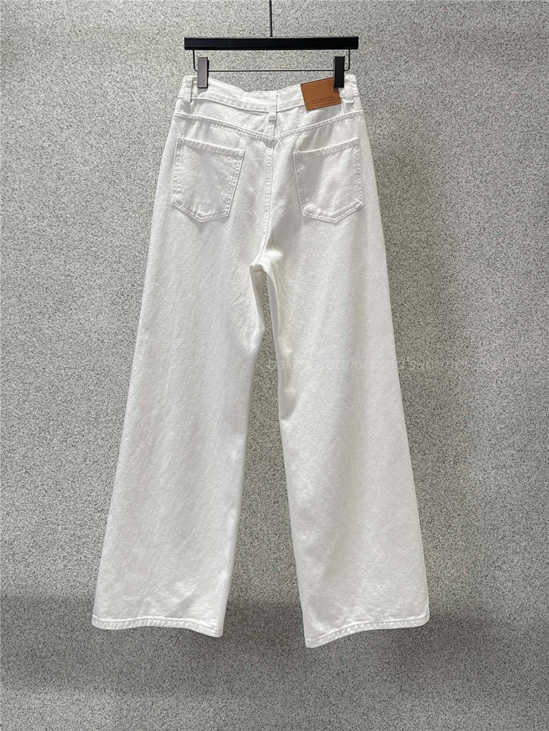 Ba1en*iaga loose split hole straight jeans replica clothes