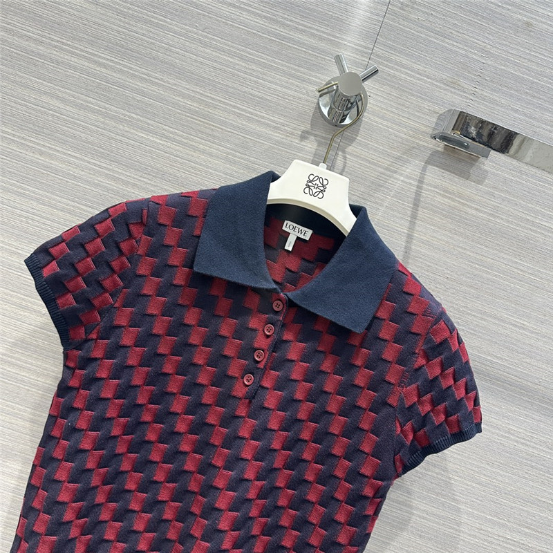 L0ew* knitted short sleeve topcheap replica designer clothes