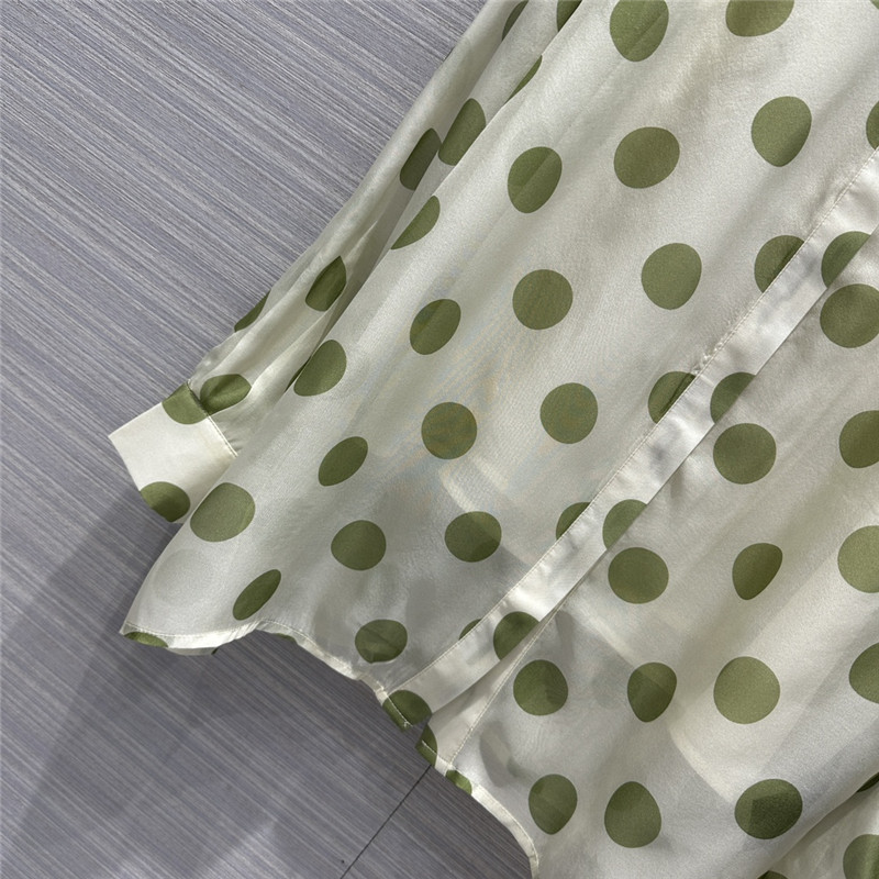 Y51 polka dot silk shirt cheap replica designer clothes