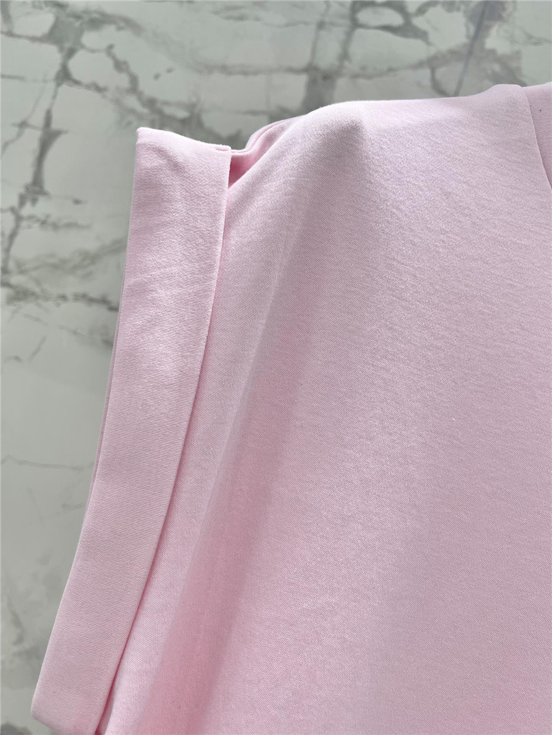 M1um1u embroidered pocket sleeveless top replicas clothes