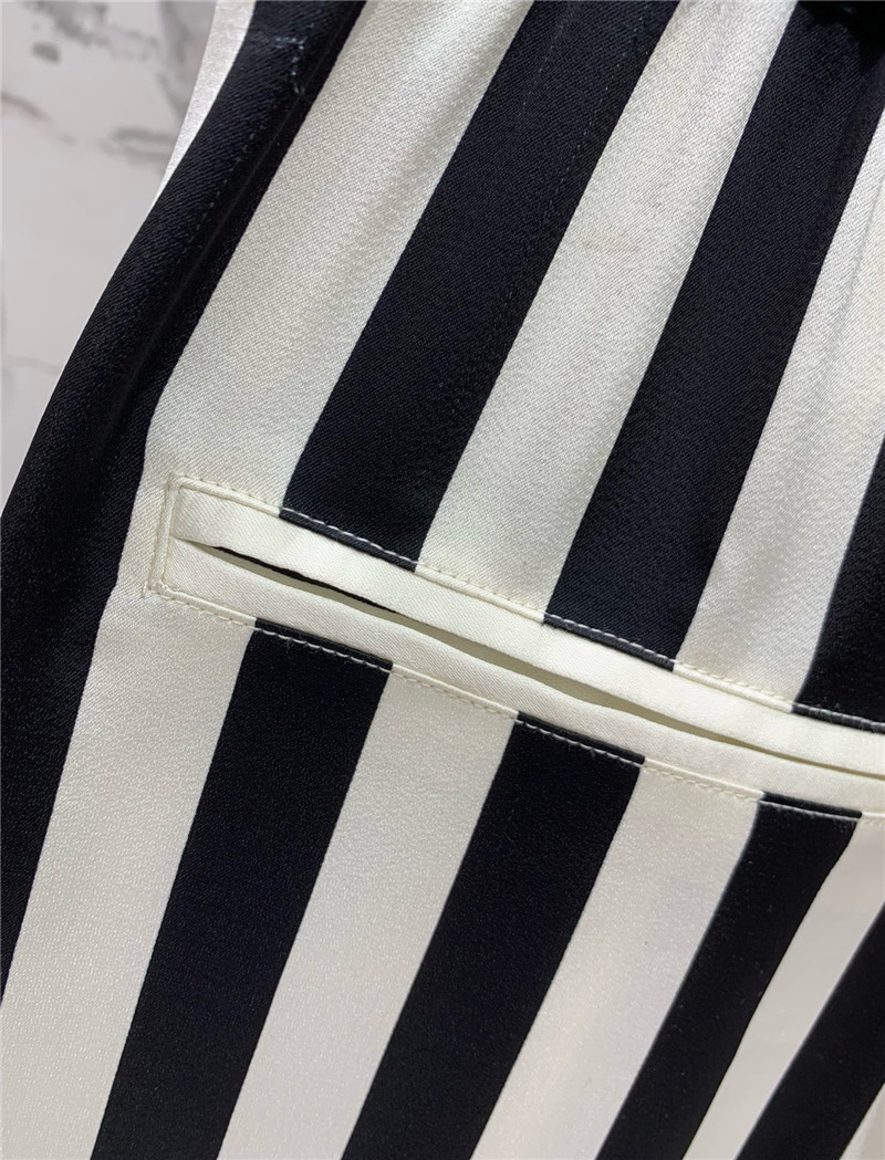Y51 acetate satin wide leg pants replica d&g clothing