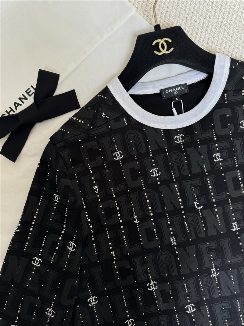 Ch**el studded top + shorts replica clothing sites