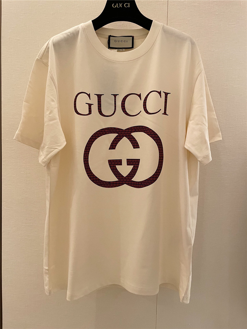 Gvc*1 classic logo cotton short sleeve replica d&g clothing
