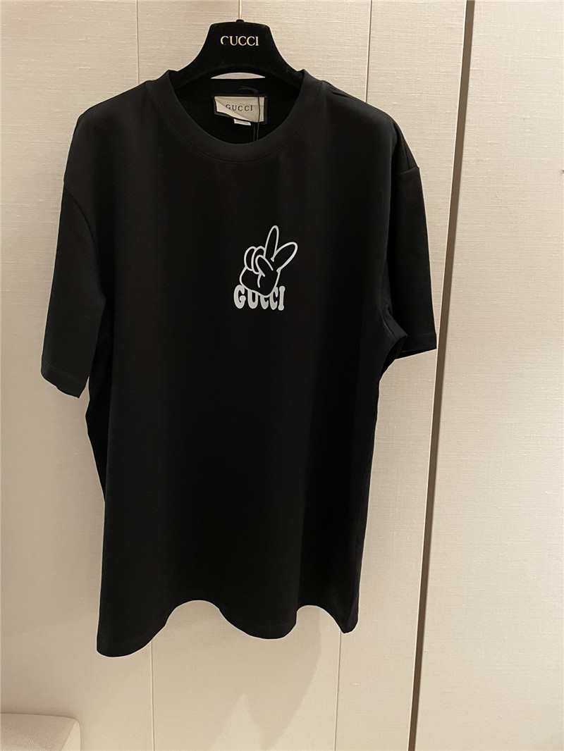 Gvc*1 classic logo cotton short sleeve replica d&g clothing