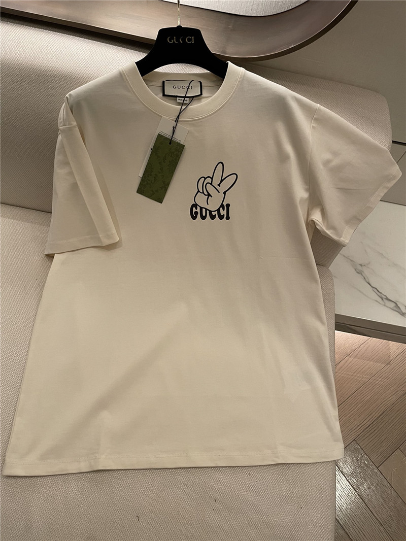 Gvc*1 classic logo cotton short sleeve replica d&g clothing