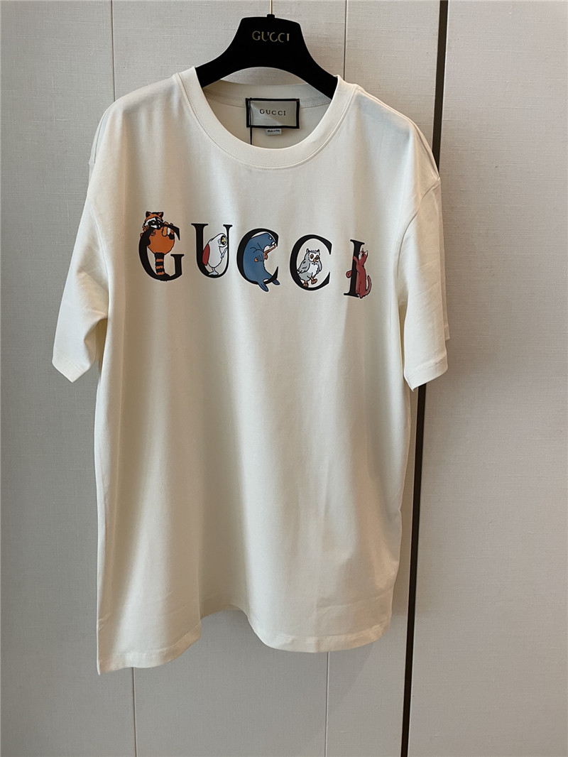 Gvc*1 animal print short sleeve replica d&g clothing