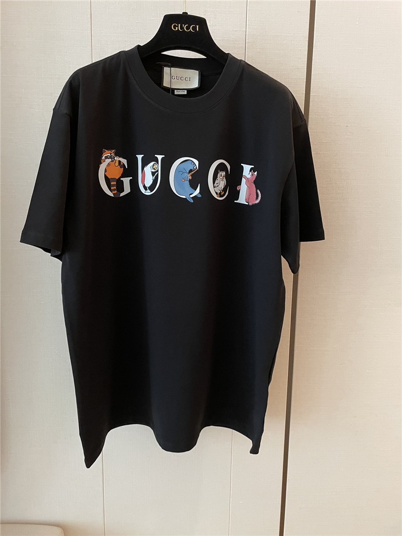 Gvc*1 animal print short sleeve replica d&g clothing
