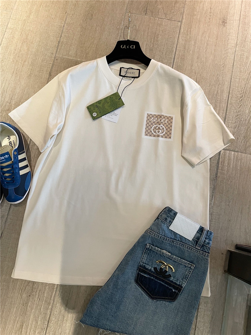 Gvc*1 pure cotton short sleeve replica designer clothes