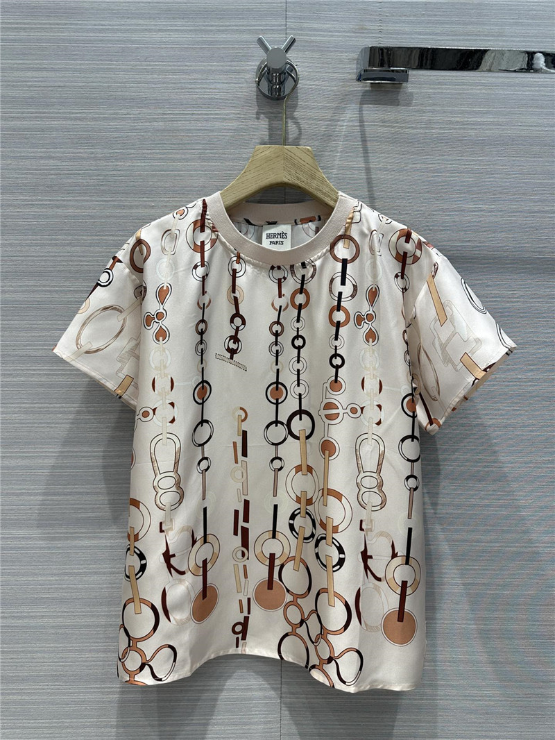 H**me5 silk short sleeve top replica d&g clothing