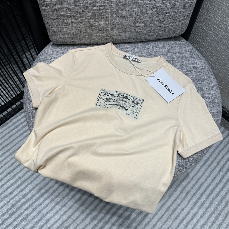 Acne Studios Minimal Logo Print T-Shirt