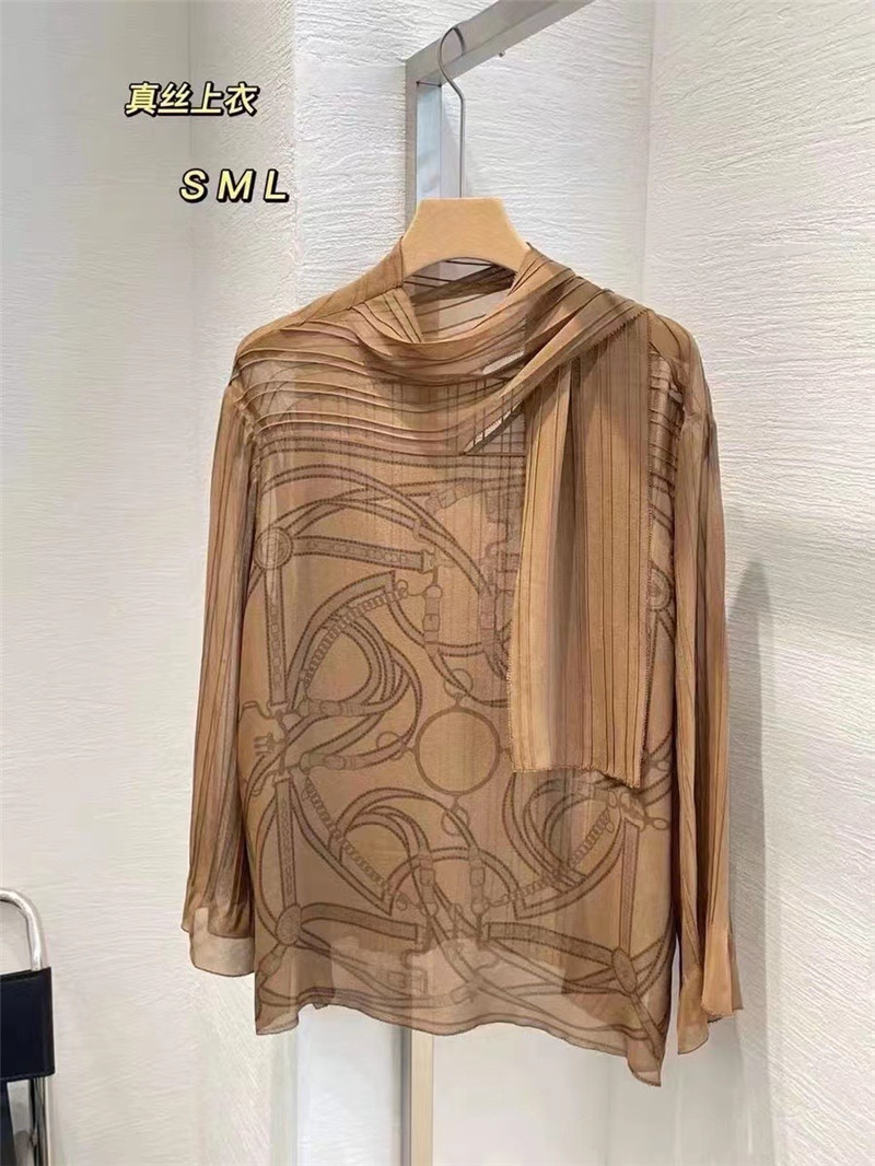 H**me5 printed silk shirt replica designer clothes