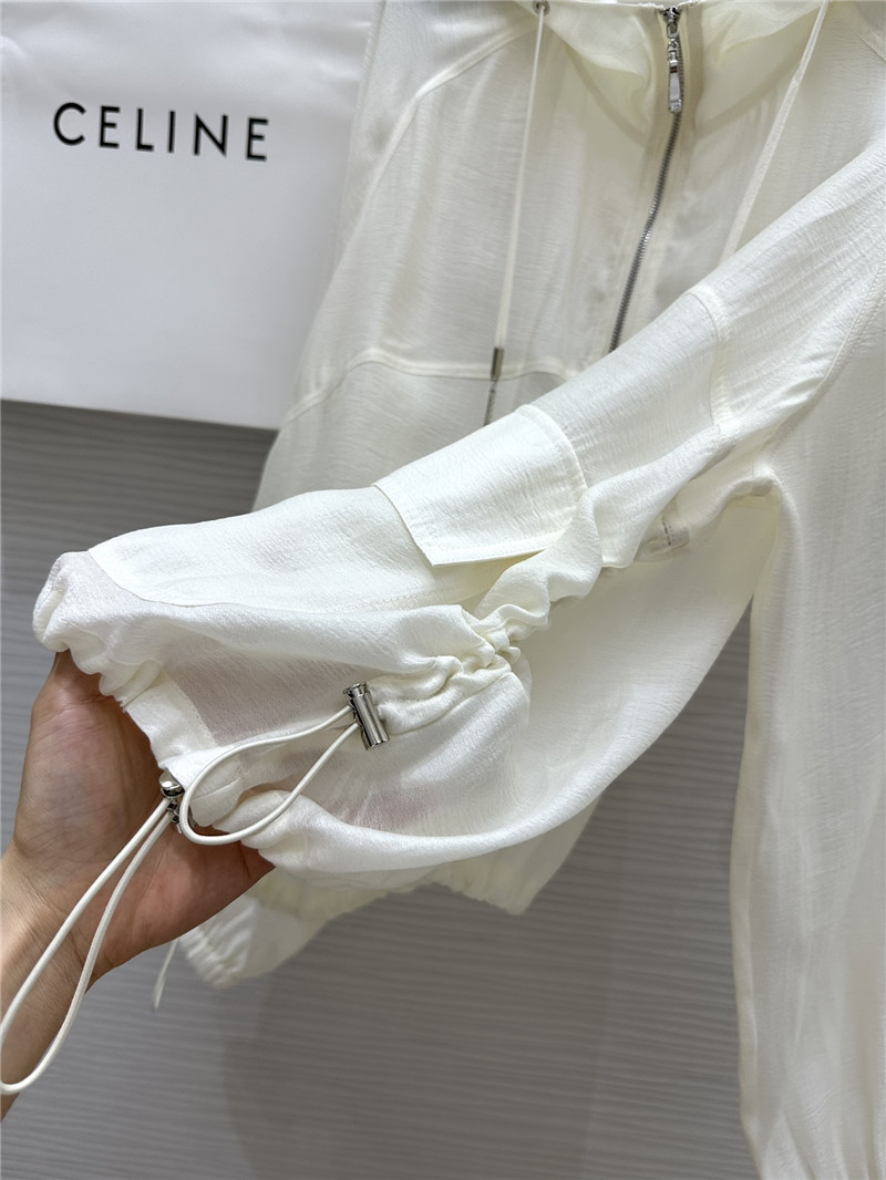 Ce1i*e tencel hooded jacket + shorts set replica clothing sites